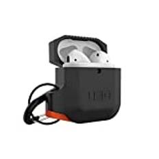 For Apple AirPod 1 2 Pro 3 rd Cover Anti-Drop UAG Cool Fashion Airpods Pro fodral for män med dammbeständighetsförseglingsplugg för musik (Color : Black)