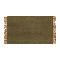 Block måtte - 50 x 80 cm - Olive/Natural