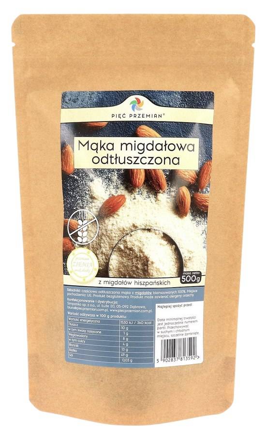 Pięć Przemian (Simpatiko) - Defatted Almond Flour Gluten-Free 500g