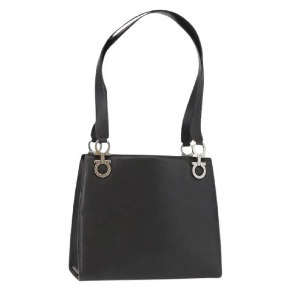 Salvatore Ferragamo Pre-owned - Pre-owned Läder Axelremsväska Vintage - Dam - ONE Size - Läder