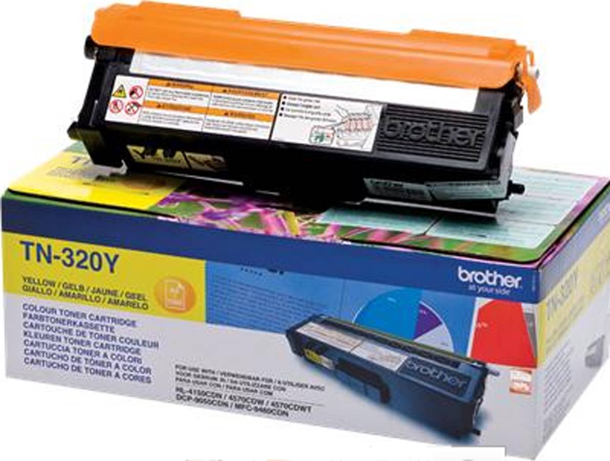 Toner BROTHER TN320Y Gul
