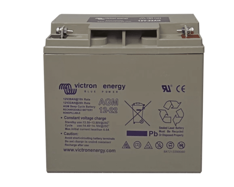 Victron 12V / 22Ah AGM Deep Cycle Batteri.