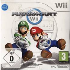 Wii - Mario Kart (Inkl Ratt) (Beg)