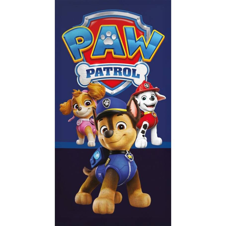Paw Patrol badhandduk, strandhandduk 70x140 cm (Fast Dry)