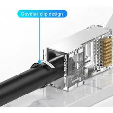 RJ45 CAT 7-stik STP 1,08mm