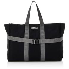 Tote Bag Water Repellent 2WAY Campus Fabric Messenger Bag C215107 Black [Converse] svart