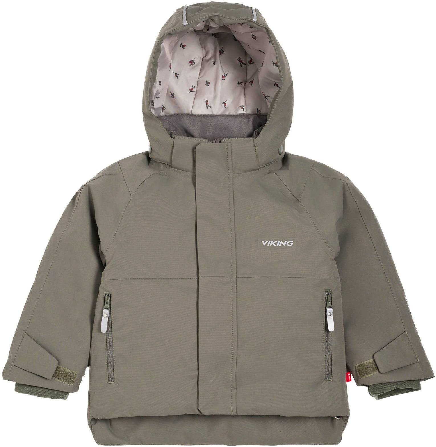 Viking Kenza X Viking Winter Jacket Str 134 - Moss Green Overtøj hos Magasin.
