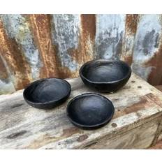 Svarta skålar i järn 3-pack