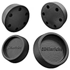 Hinrichs Set med 4 vibrationsdämpare, rund – dämpare tvättmaskin – vibrationsdämpare tvättmaskin – gummifötter tvättmaskin – antivibration – antivibrationstillbehör för AEG Bosch Siemens Privileg