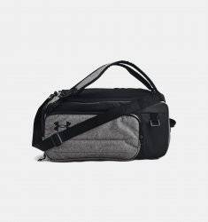 Under Armour Contain Duo Small Backpack Duffle - Castlerock Medium Heather / Black