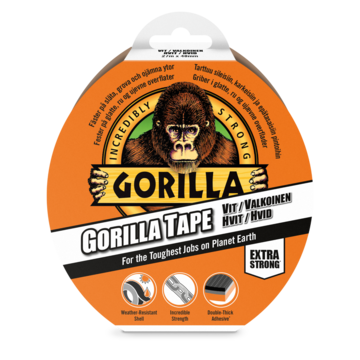 Tape Gorilla Vit 27m