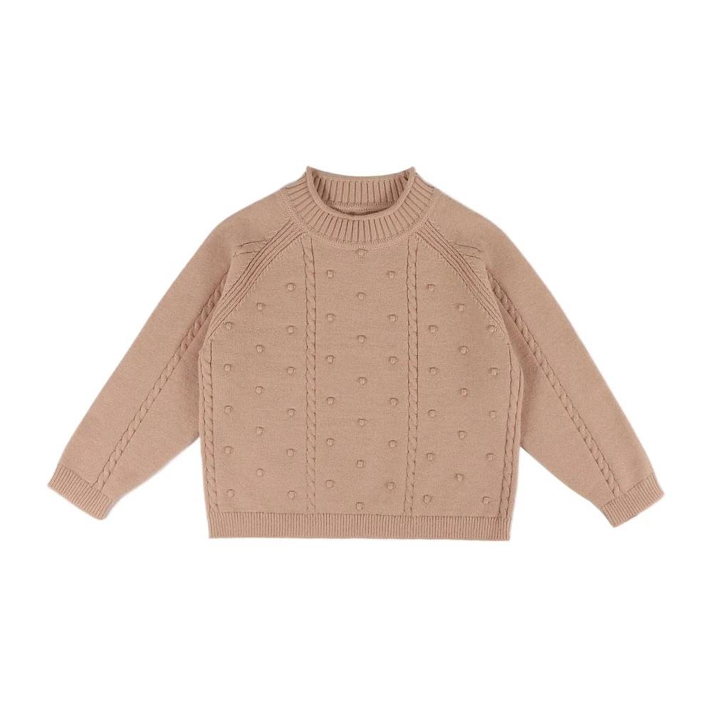 Donsje Rullekrave Sweater - Kids - unisex - Beige - 104 CM -