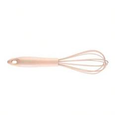 Manuell äggvisp plast silikon ballong visp grädde mixer omrörning blandning vispning ballong spiral stil ägg verktyg - Rosa
