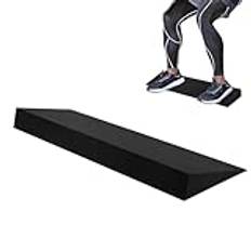 Squat Wedge, Calf Stretching Slant Board, 50,8 x 5,91 cm häl upphöjt viktlyftningsblock, autentisk lutande bräddesign för calf stretch, hemmagym