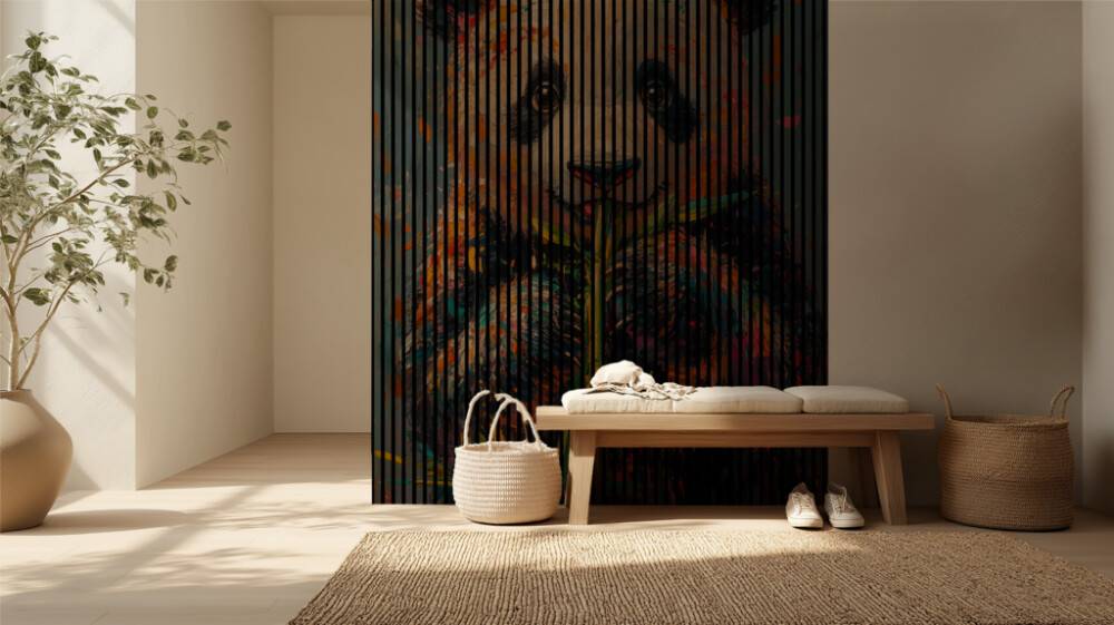 InEx World of Art akustik lamel panda 1 18x1800x2440 mm