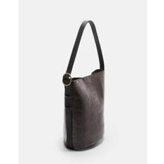 Stradivarius - Brun bucket-taske med dyreprint og spænde-Brown