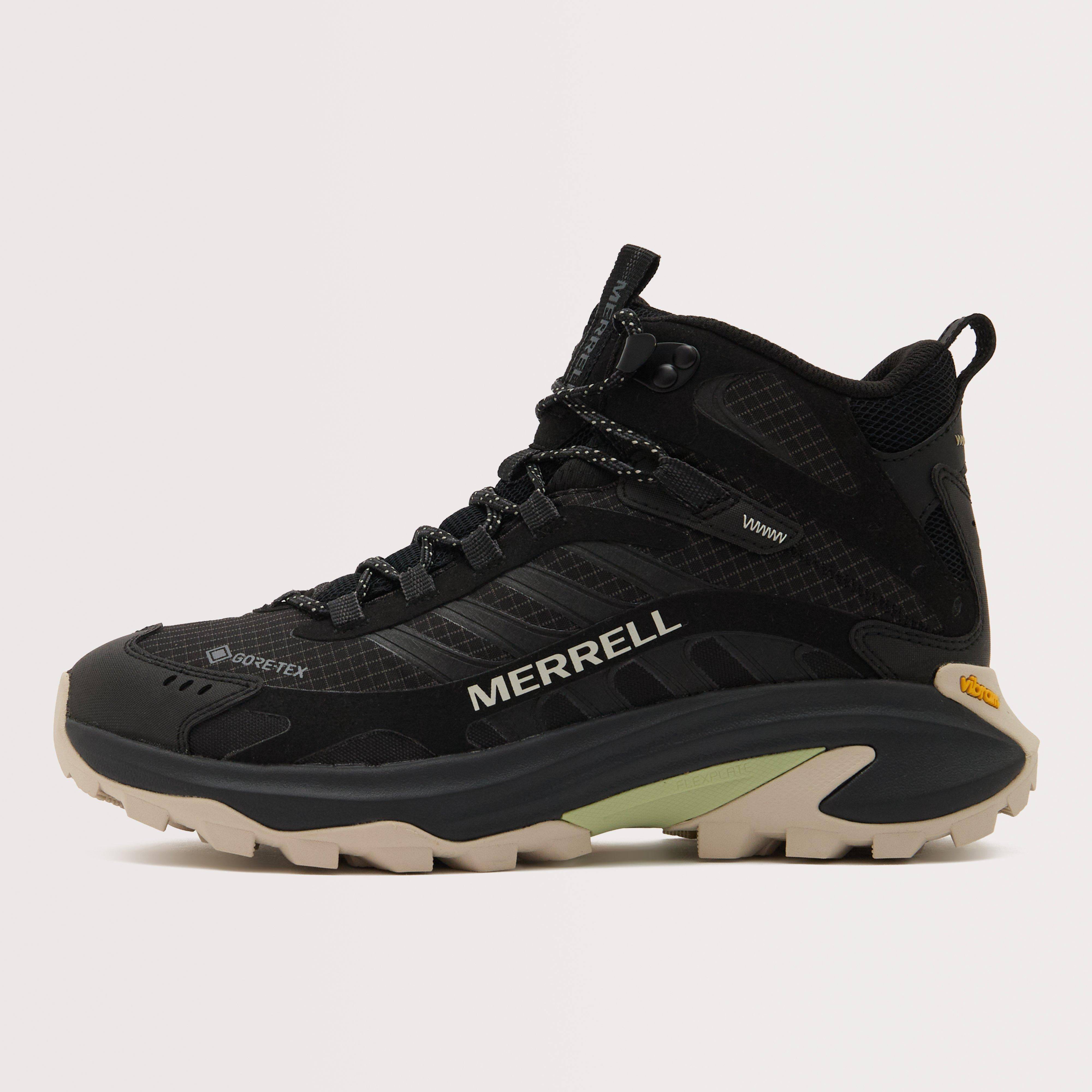 Merrell Women's Moab Speed 2 GORE-TEX Mid Walking Boots, Black