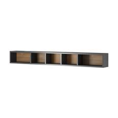 Highboard Torrao 19x169 cm - Antracit/Natur Förvaringsskåp