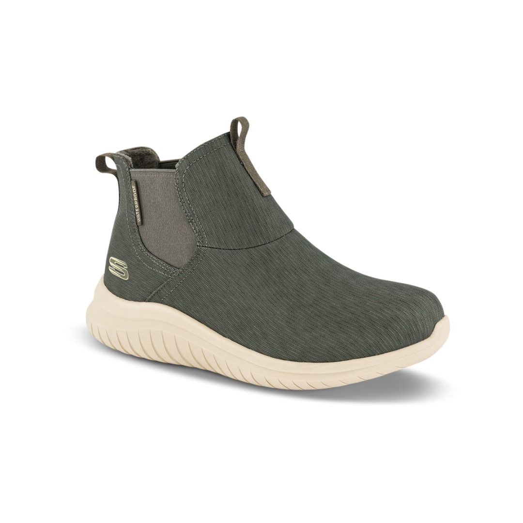 Skechers Kort damestøvle Oliven 167801 - 37
