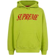 Supreme - hoodie med korsremmar - unisex - bomull - M - Grön
