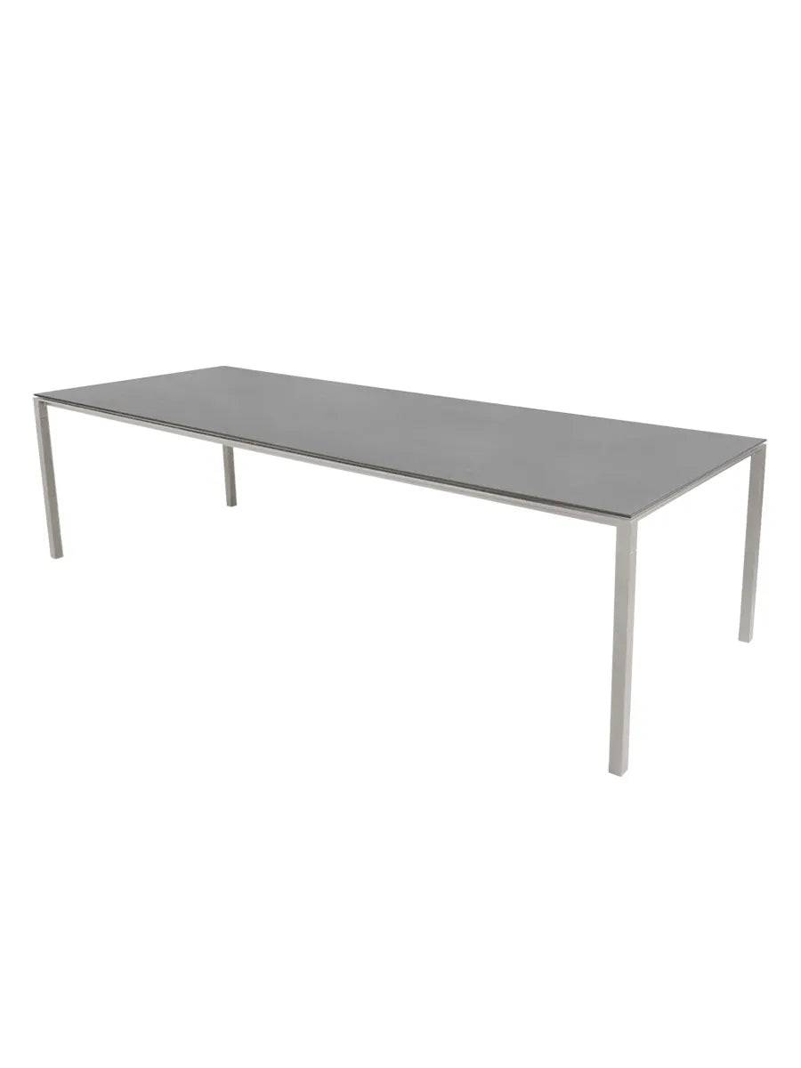 Pure Bord, 280x100 cm fra Cane-line Sand / Basalt grey - Jacobsen Plus