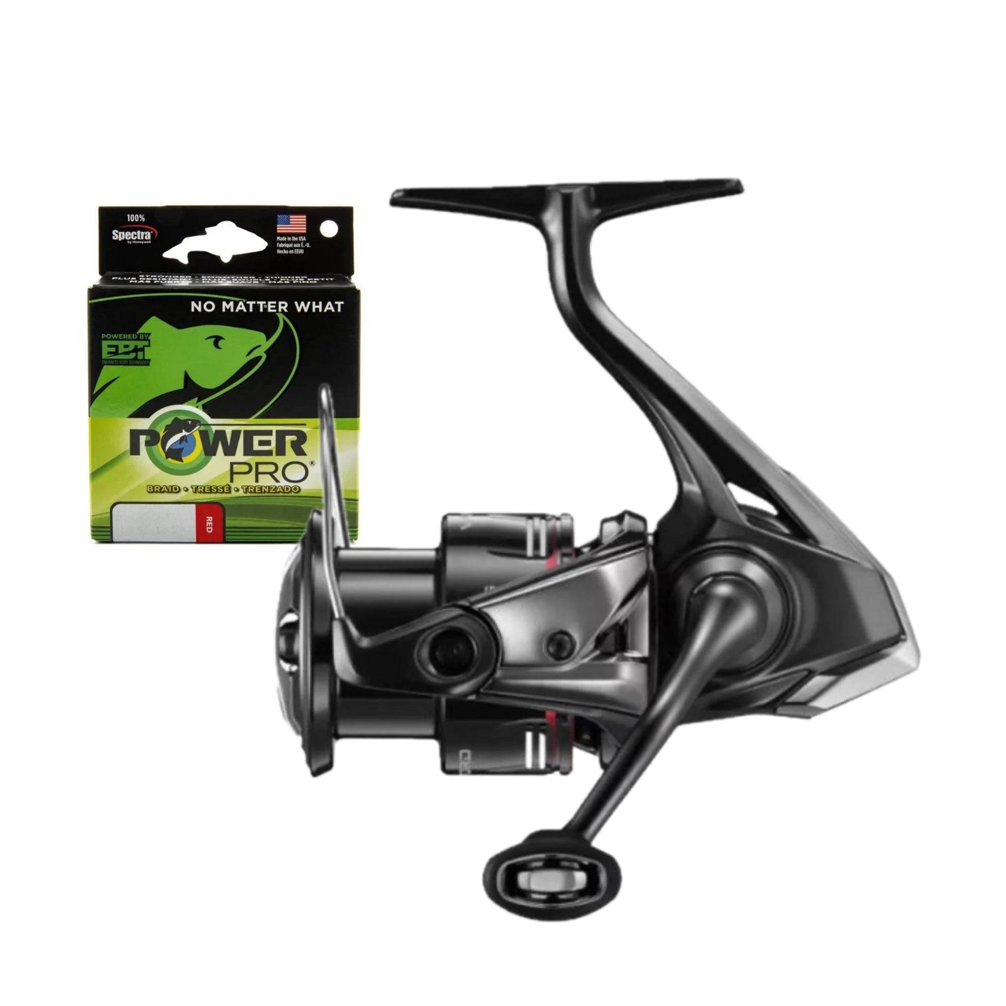 Shimano Vanford FA 2500 HG + PowerPro Vermilion Red 135m paketdeal