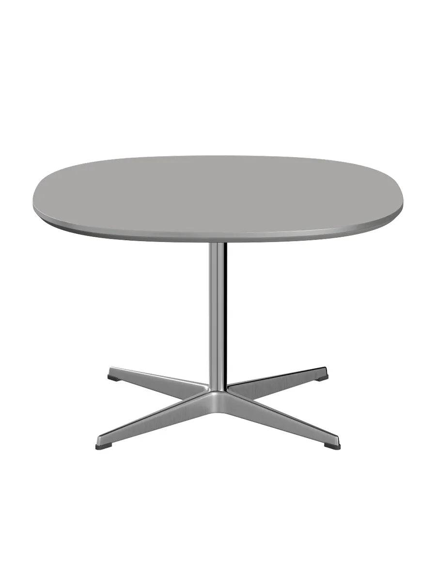 Piet Hein A202 Sofabord, 75 x 75 cm fra Fritz Hansen Grey Efeso m. alukant (specialfarve) - Jacobsen Plus
