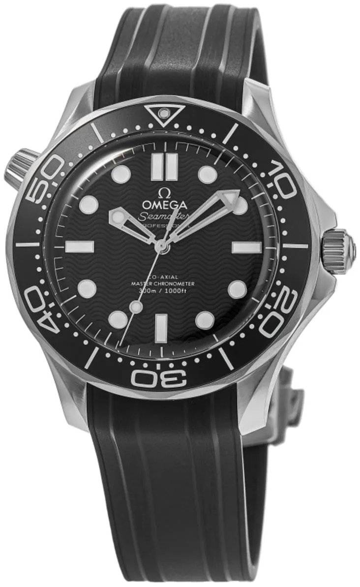 Omega Herrklocka 210.32.42.20.01.003 Seamaster Diver 300m Svart/Gummi