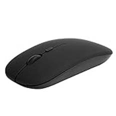 Trådlös Mus för Bärbar Dator, Mute Tablet Mouse Black Wireless Bluetooth 5.0 Silent Office för OS X/Mi/Bärbara Surfplattor