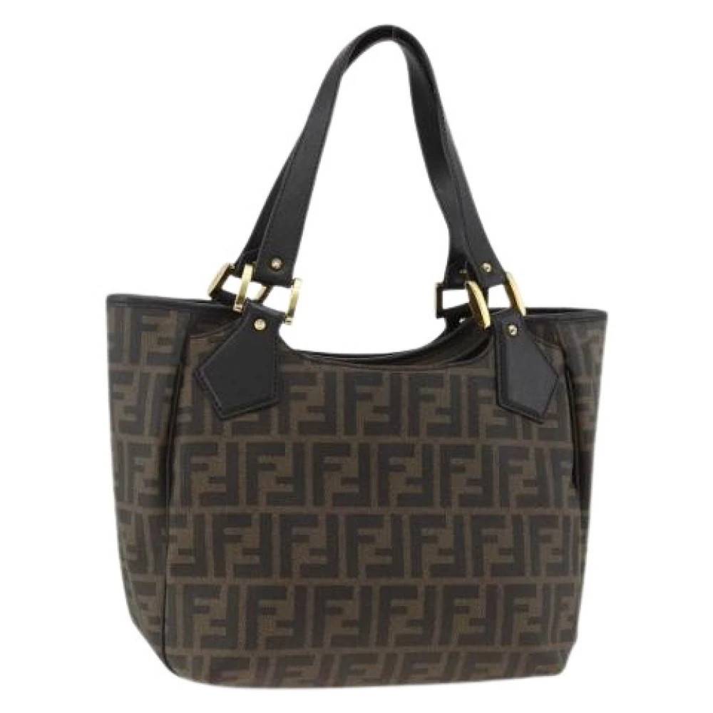 Fendi Vintage Pre-owned Håndtaske - Vintage - Dame - Brun - ONE SIZE - Læder