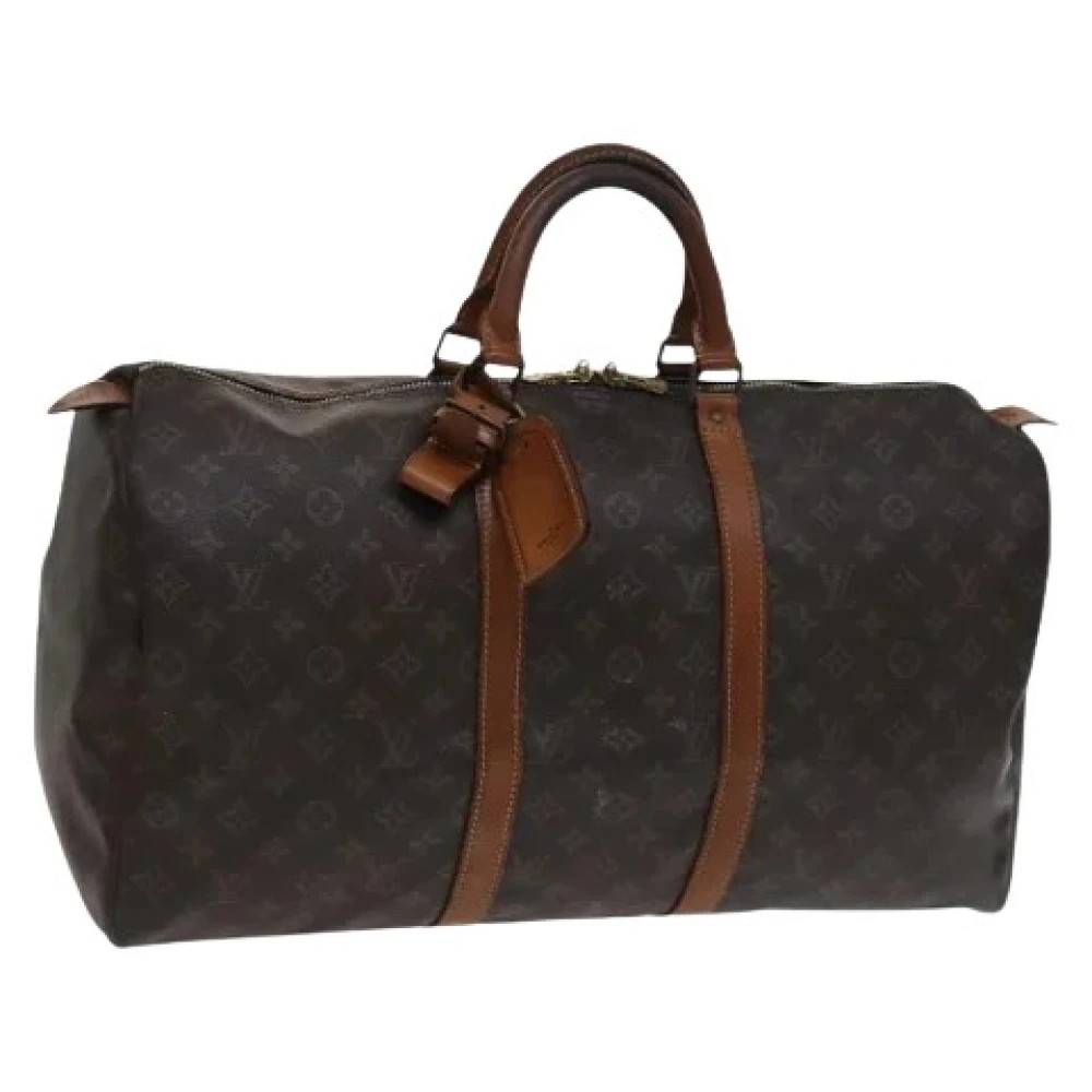 Louis Vuitton Vintage Pre-owned Keepall 50 Boston Bag - Vintage - Dame - Brun - ONE SIZE - Læder