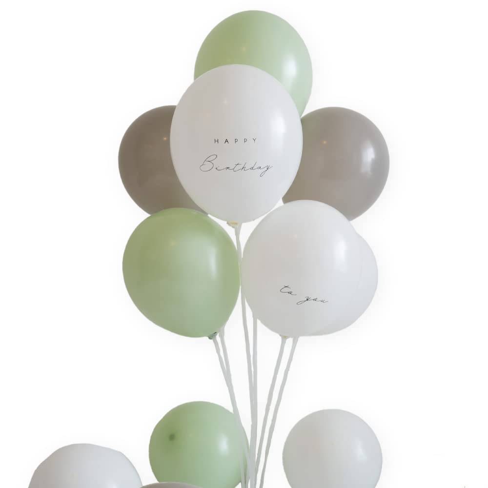Hanamei Birthday Nuanced Color Letter HAPPY BIRTHDAY Balloon Photo Booth Decorations, Balloons, Decorations, Dull, Male, Female, Decorations,