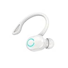 In-Ear Hörlurar Bluetooth-kompatibla Hörlurar Trådlösa Bluetooth-hörlurar Handsfree Stereo Hörlurar Sportspelheadset För Xiaomies All Phone Bluetooth-hörlurar(White)