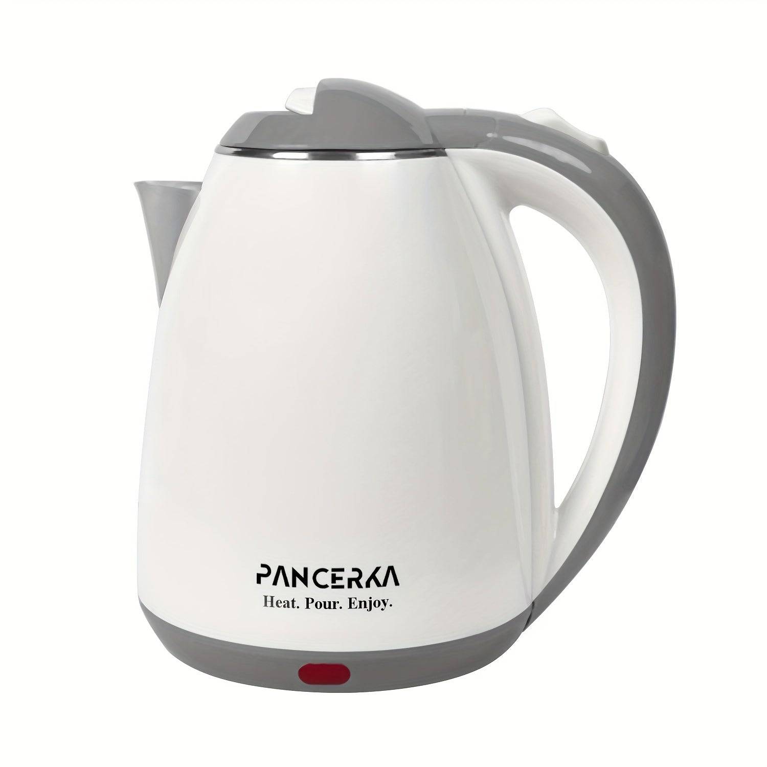 Kettle with US Plug 1000W Fast Boiling Water Heater Auto Shut-Off & Anti-Scald, Capacity Tea & Coffee Kettle - White