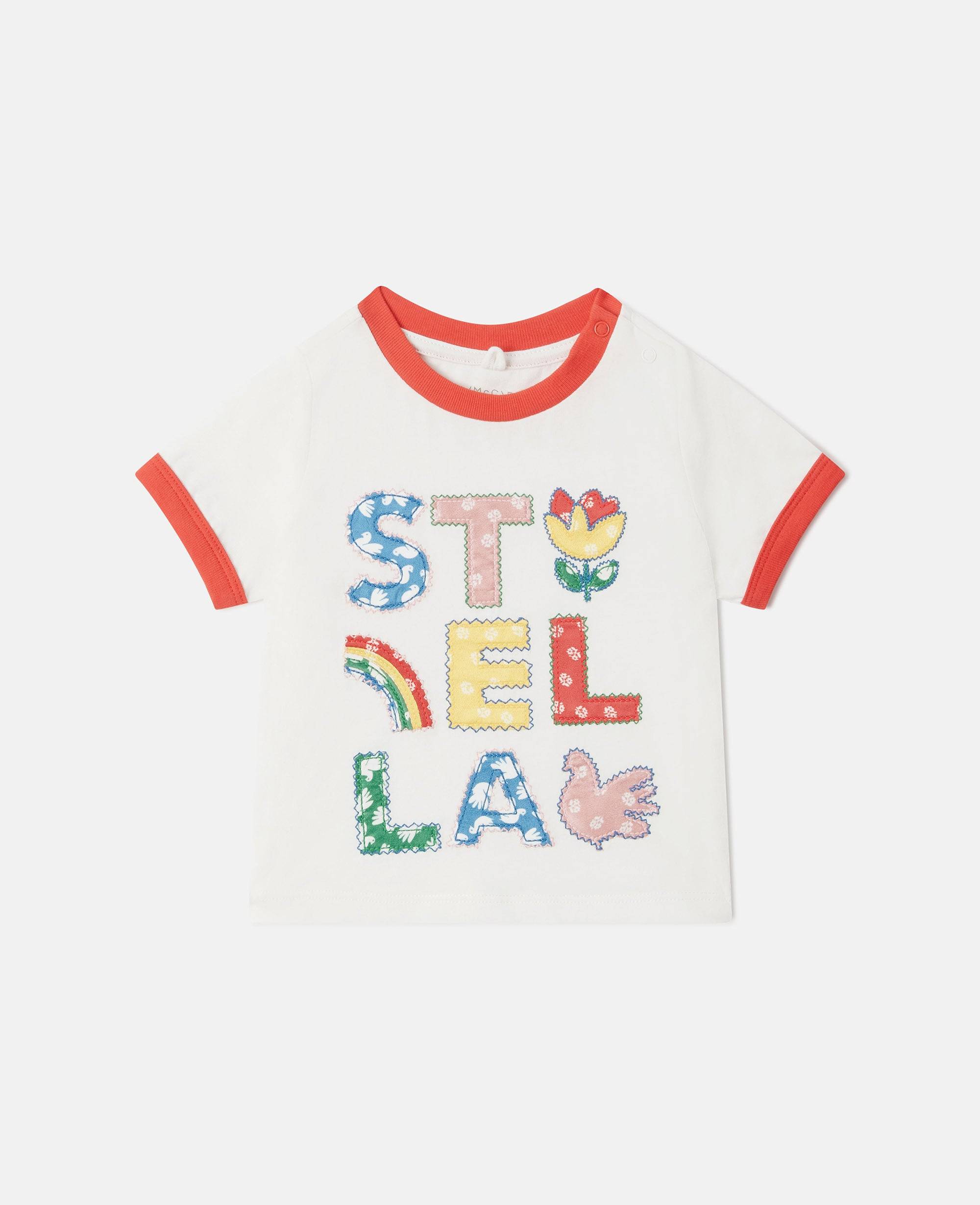 Stella McCartney - Stella Lettering Ringer T-Shirt, , Size: 3M