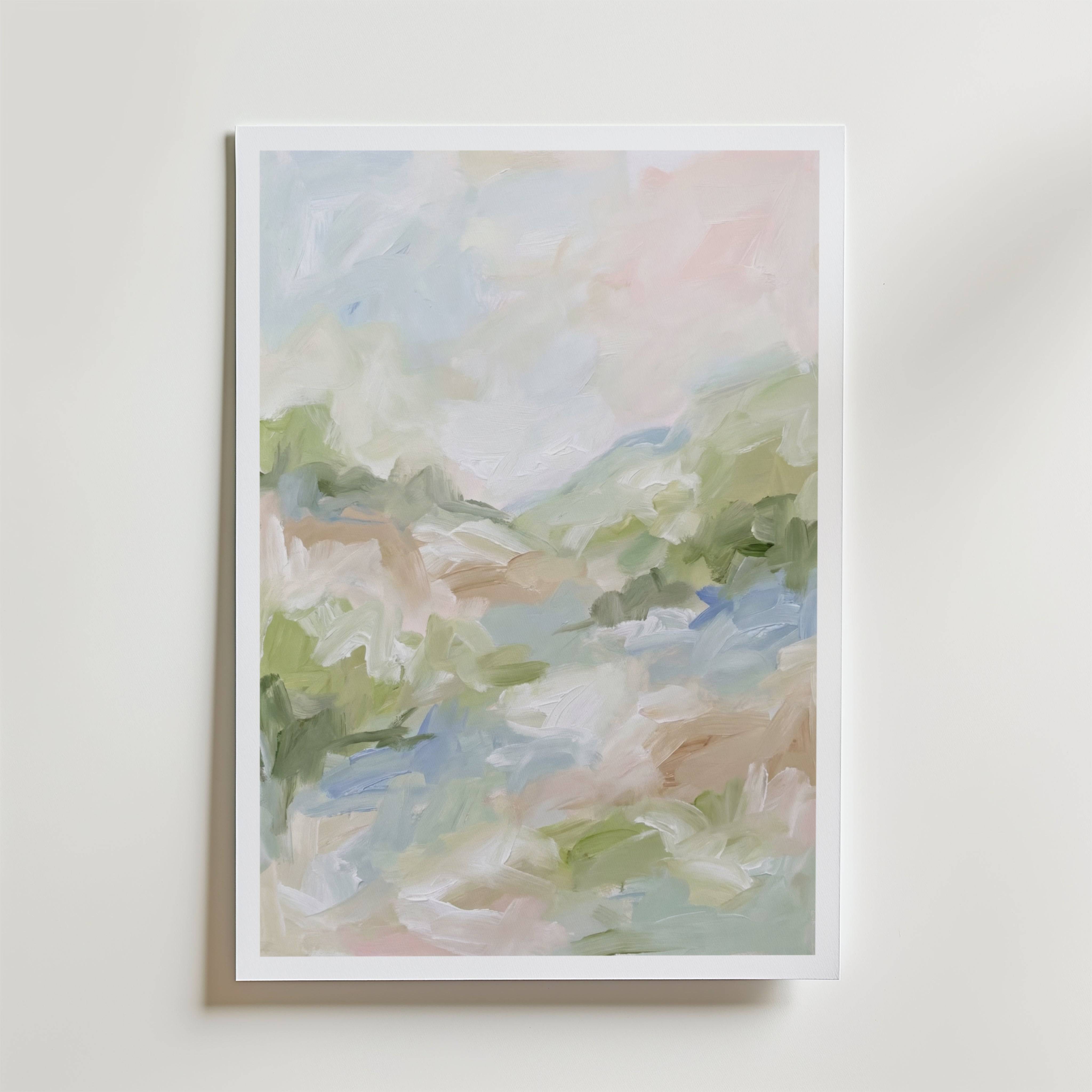 Ethereal Meadow Whisper Poster - Premium Canvas 30x40 cm