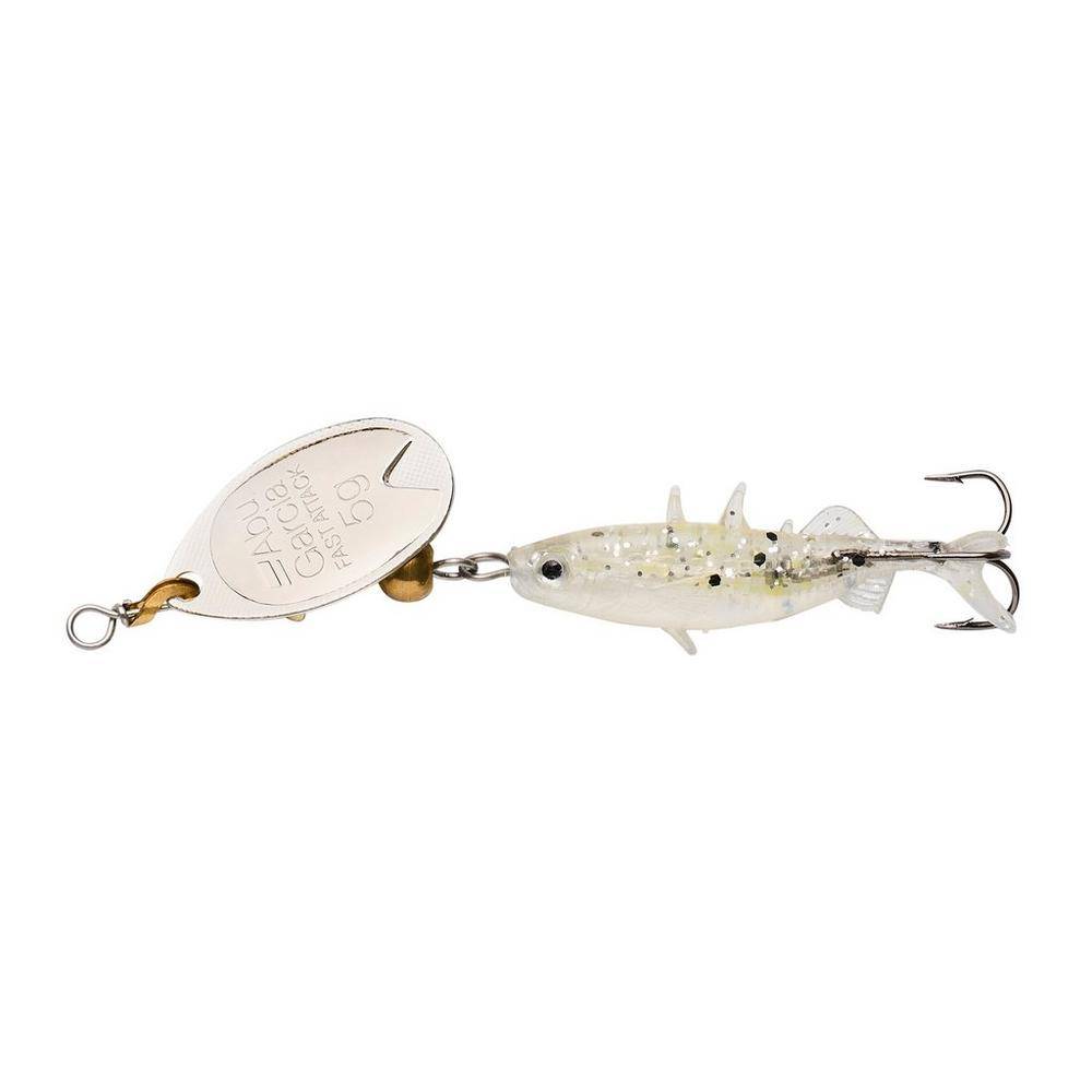 Abu Garcia Fast Attack Stickle Spinner - SALT N PEPPER (4,5 CM OCH 7 GRAM).