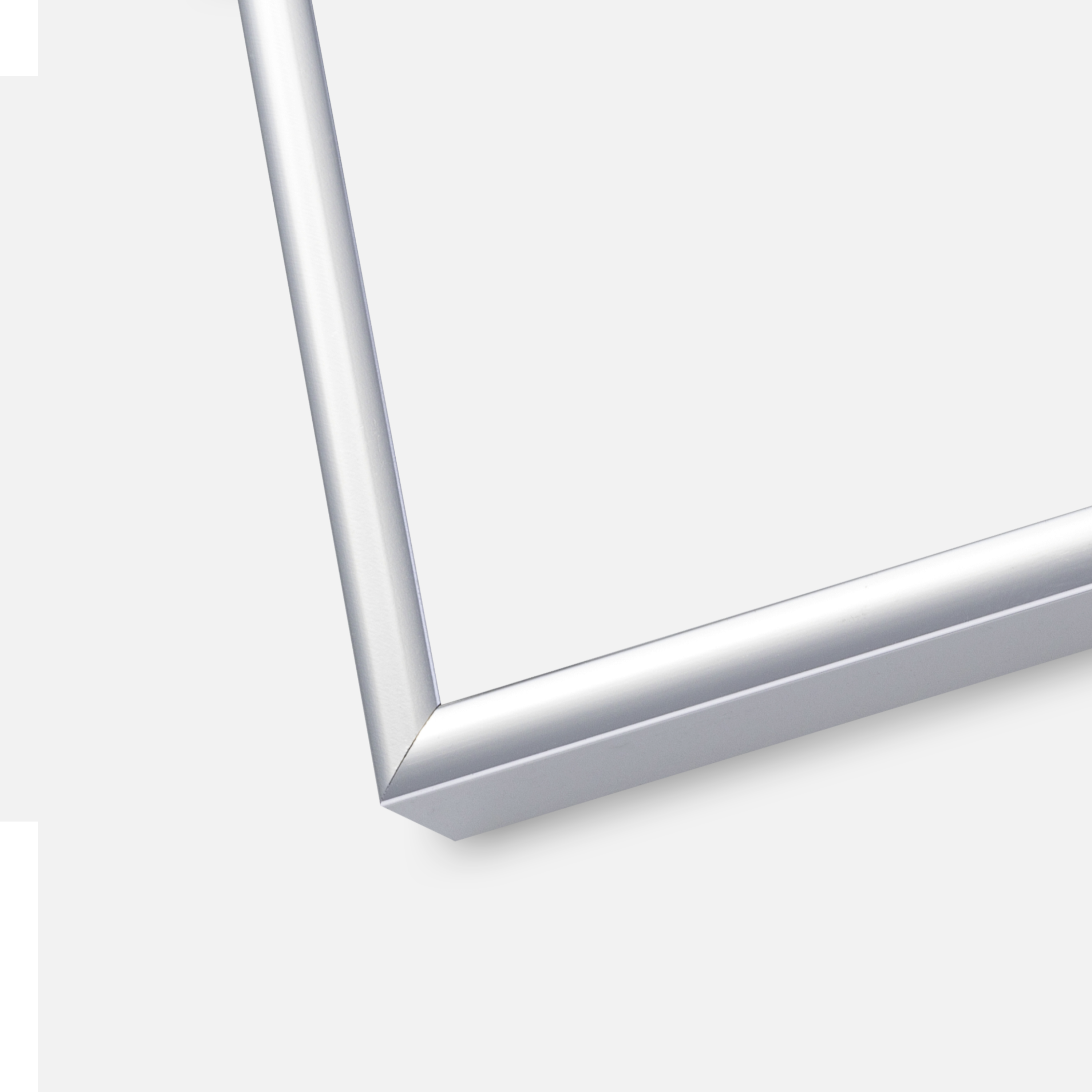 Ram Aluminium Blank Silver 70x100 cm - Passepartout Vit 24x36 inches