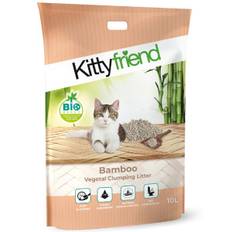 Kitty Friend Bamboo vegetabilisk kattsand. Förpackning: 10 liter