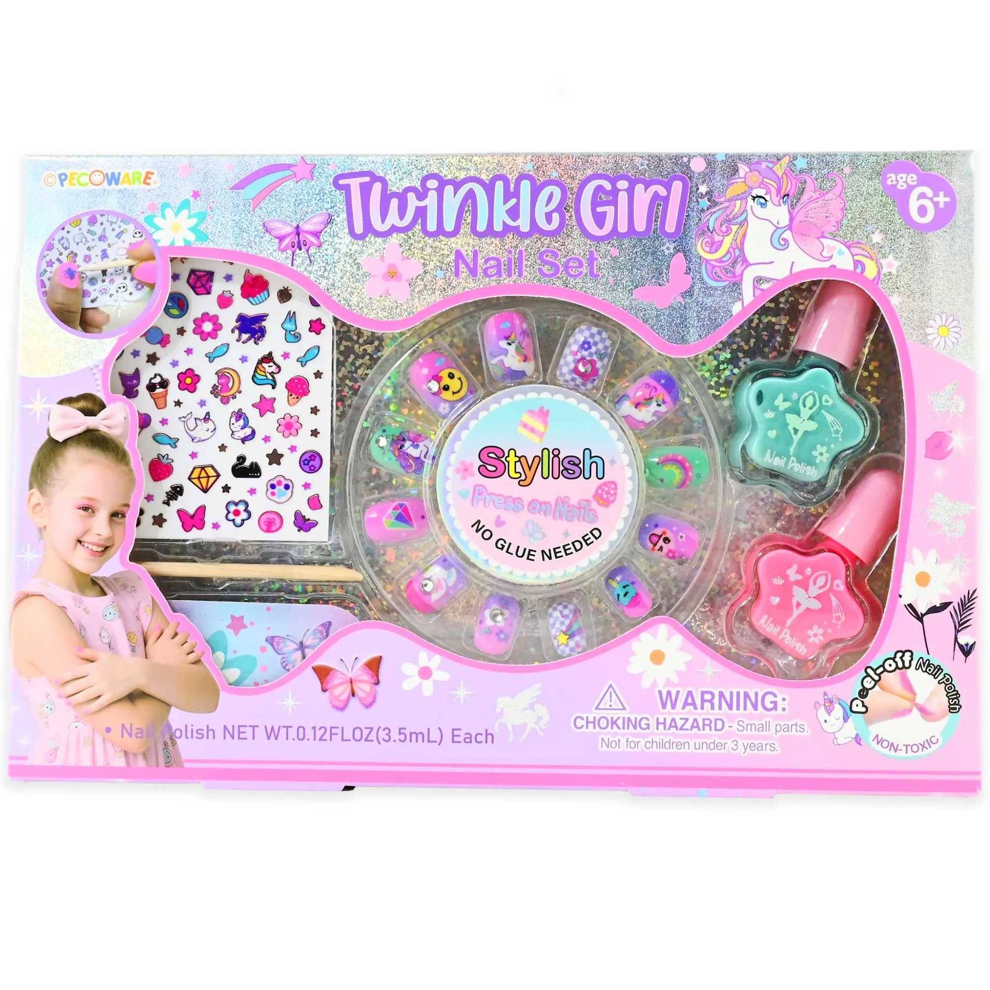 Twinkle Girl Nagelsset - Leksaksaffären - Leksaksaffären