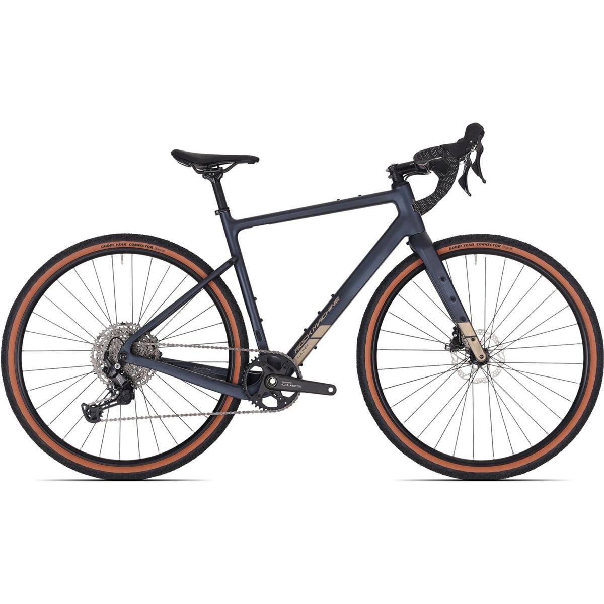 Gravel bike Rock Machine Lukk Cr 30 Matte Deep Ocean Blue (M)