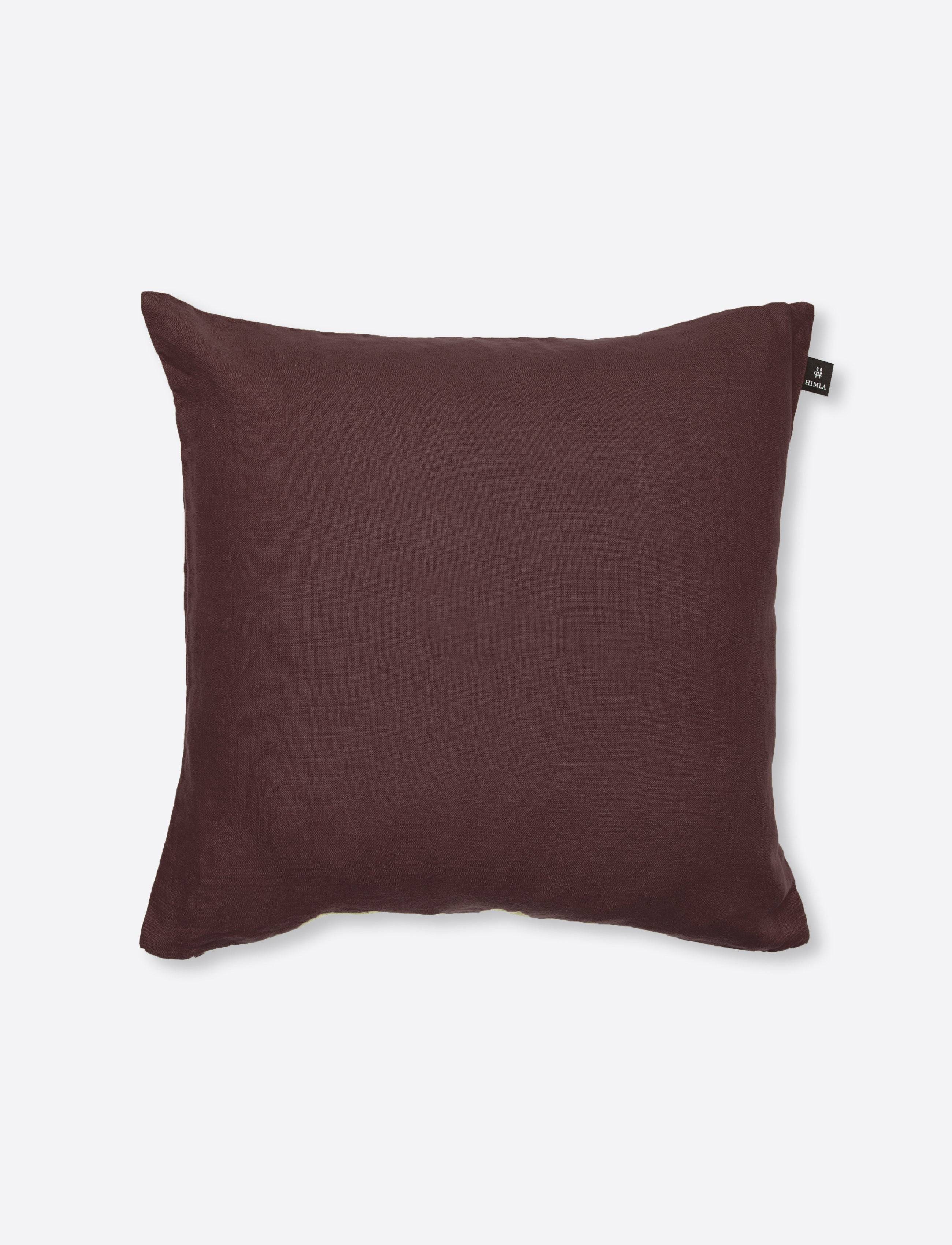 Himla, Sunshine Cushion cover Burgundy 50x50 cm