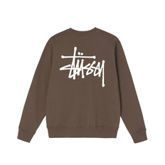 Stüssy Basic Crew "Coffee" - L