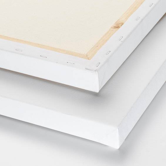 Kreatima Studio djup canvas / målarduk med 3,7 cm djup, 80×100 cm, 380 g/m² - Vit