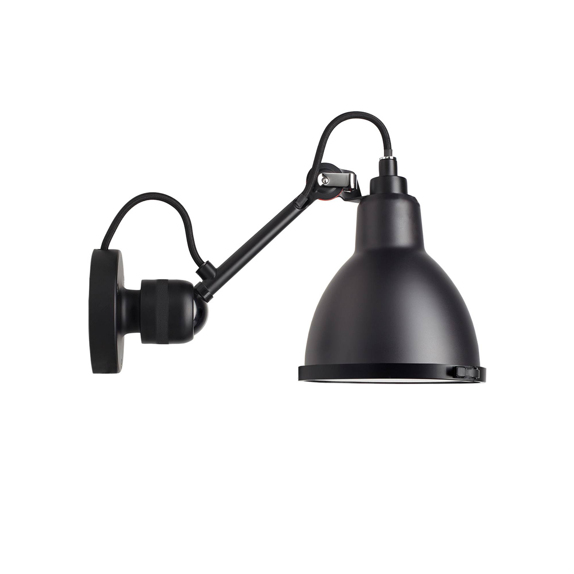 DCWéditions - 304 Bathroom Wall Lamp No Switch - Black/Satin - Badrumslampor - Bernard-Albin Gras - Svart
