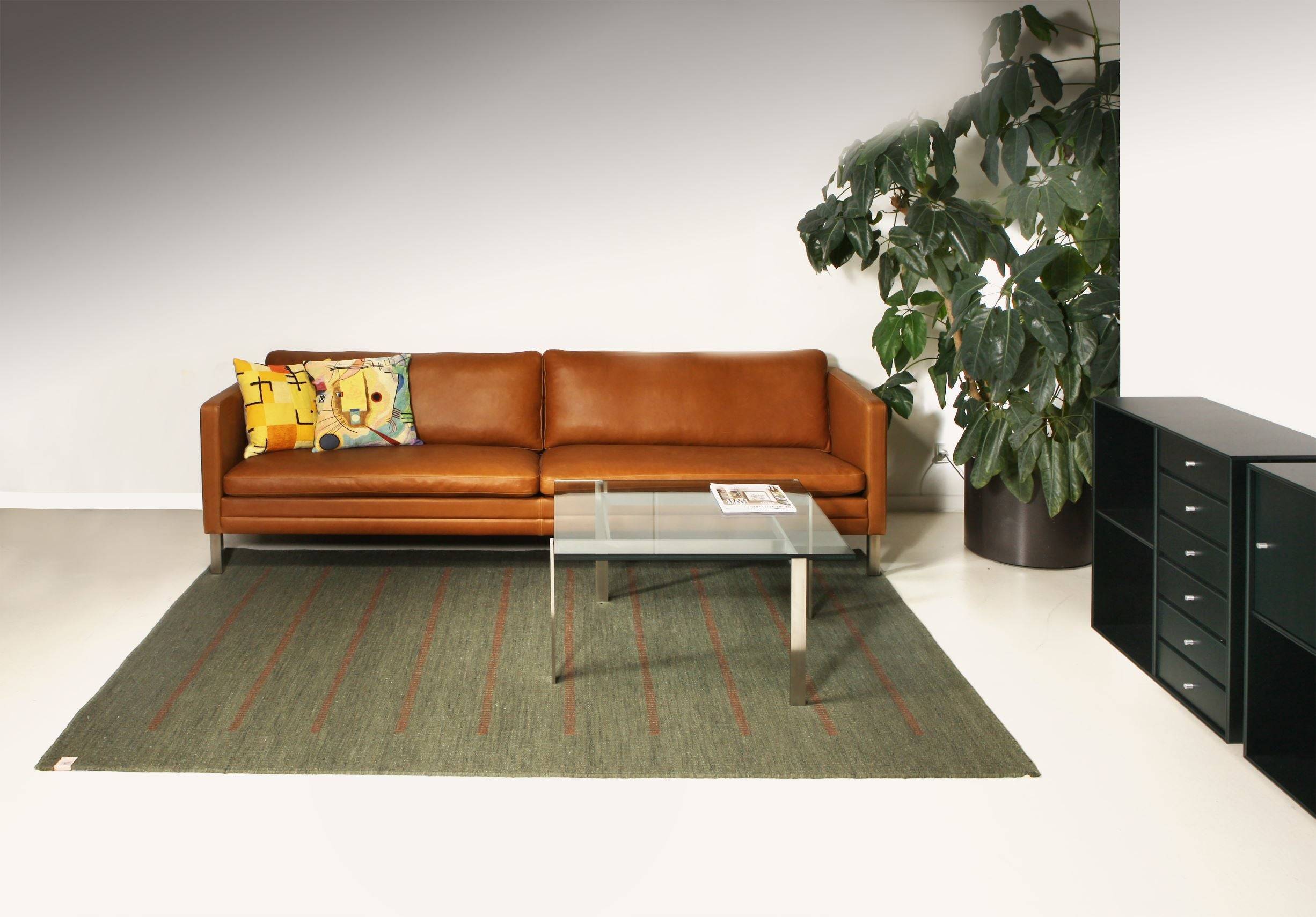 Mista Stripe - Mossgreen/Chestnut