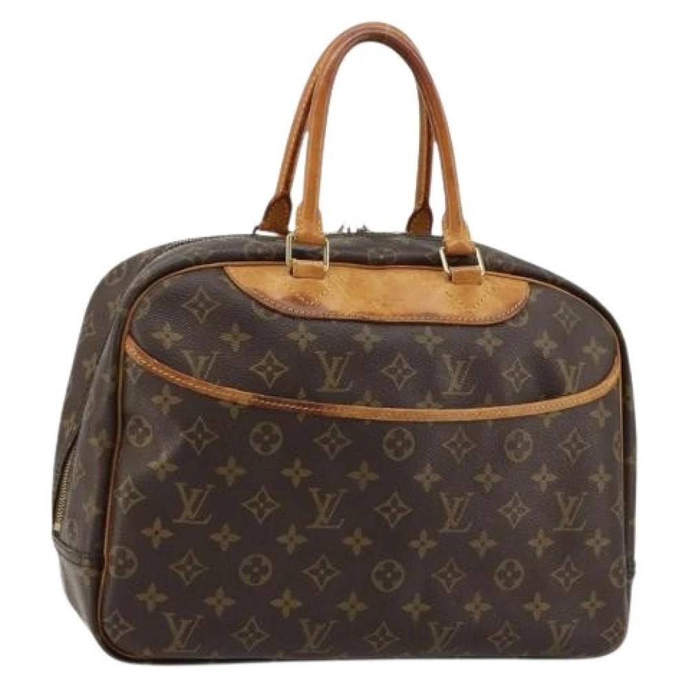 Louis Vuitton Vintage Pre-owned Deauville Håndtaske - Vintage - Dame - Brun - ONE SIZE - Uld
