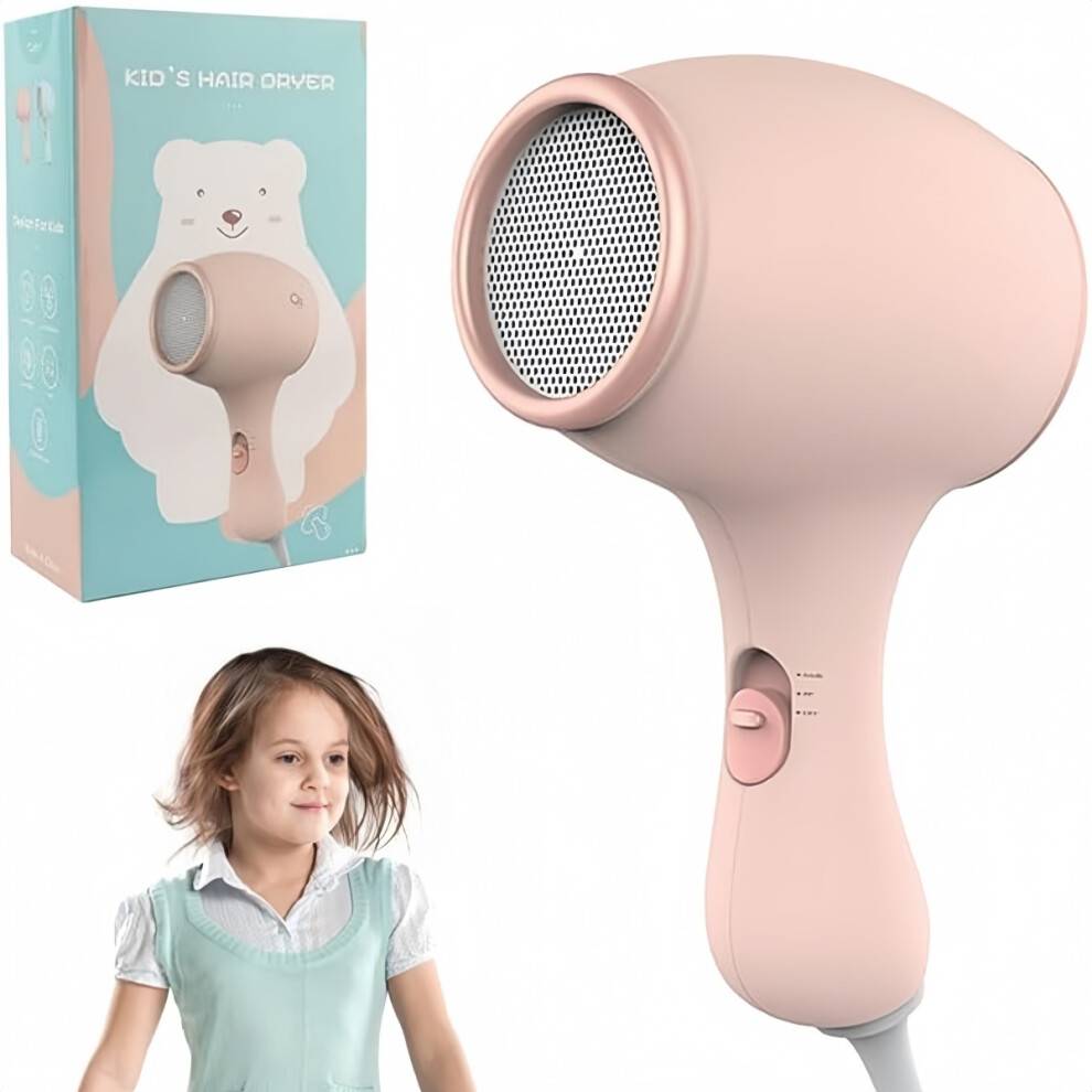 Børnehårtørrer, Hårtørrer til rejser, Hårtørrere til børn, Lille føntørrer, Mini babyføntørrer, 550w kompakt hårtørrer med