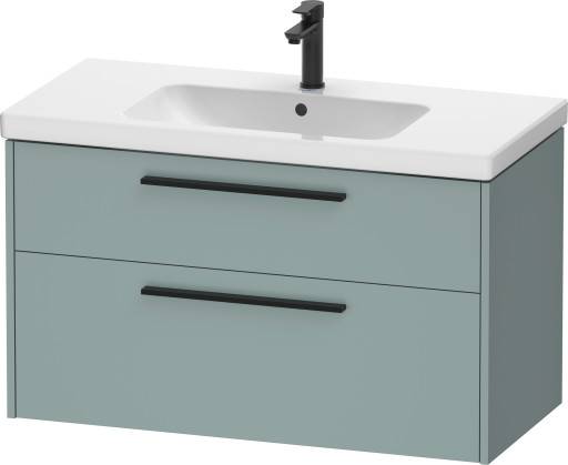 Duravit D-Code møbelpakke, 100x48 cm, mat grøn