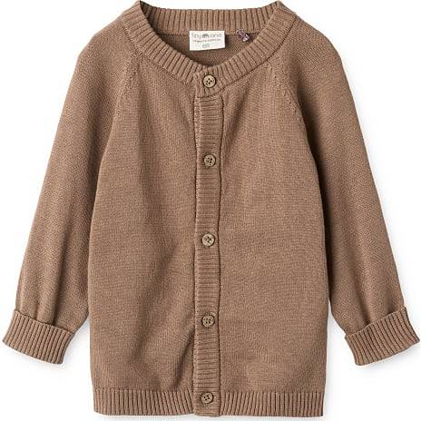 Tiny One baby cardigan str. 56 - brun